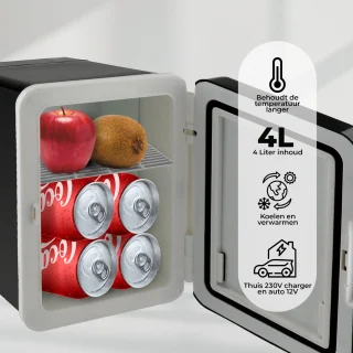 Denver MFR404 Mini Koelkast 12V Auto Skincare