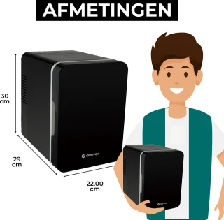 Denver MFR404 Mini Koelkast 12V Auto Skincare