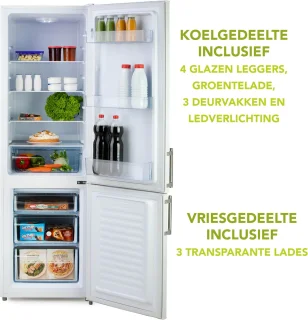 DOMO DO91308C Koelvriescombinatie 244L Wit