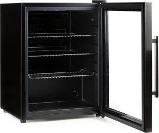 DOMO DO91609BK Barkoelkast 60L Glazen Deur