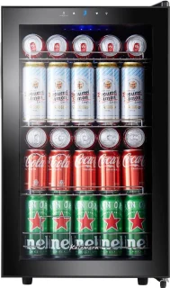 Drankenkoelkast 68 liter vrijstaand zwart
