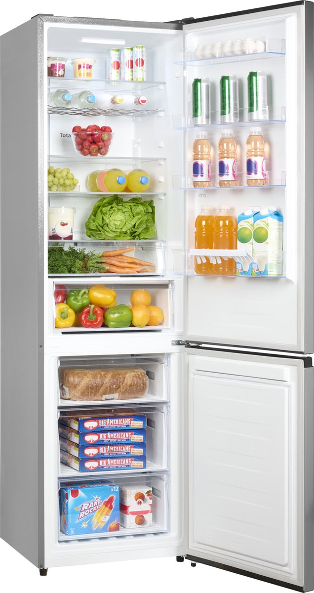 EDY EDHC8091A Koel-vriescombinatie Inox Look