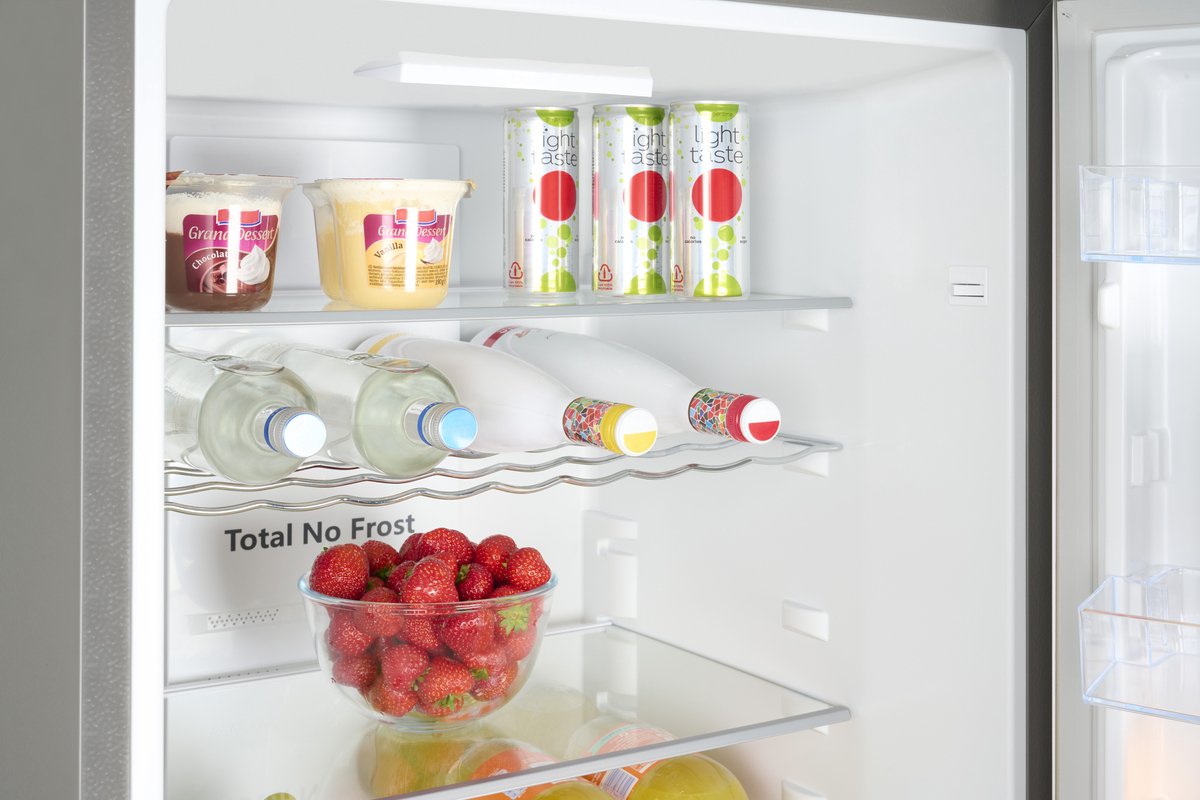 EDY EDHC8091A Koel-vriescombinatie Inox Look