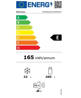 Electrolux EFD6DE18S inschuifkoelkast