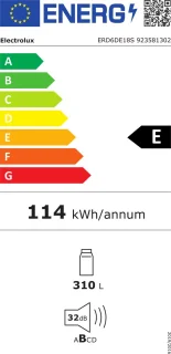 ELECTROLUX ERD6DE18S Inbouwkoelkast