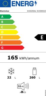 Wat vinden we goed aan de Electrolux IK3029SAL Inbouw combi-koelkast