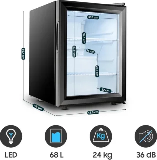 Equivera Mini Fridge Kleine Koelkast