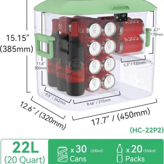 Equivera Mini Fridge - Kleine Koelkast