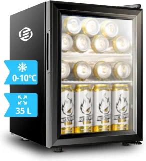 Equivera Mini Fridge Kleine Koelkast
