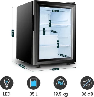 Equivera Mini Fridge Kleine Koelkast