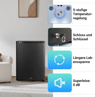 Equivera Mini Fridge Kleine Koelkast Minibar