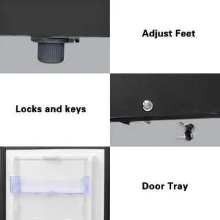 Equivera Mini Fridge Kleine Koelkast