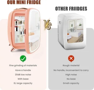 Equivera Skincare Fridge Mini Bar koelkast