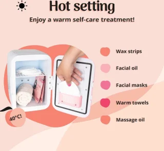 Equivera Skincare Mini Fridge