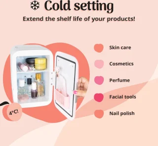 Equivera Skincare Mini Fridge