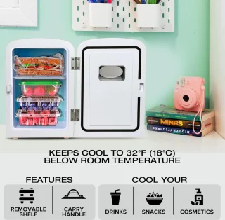 Equivera Skincare Mini Fridge