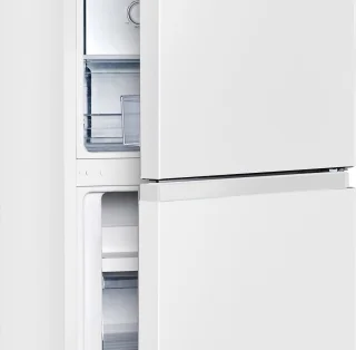 ETNA KCV282NWIT Koel vriescombinatie 182 cm RVS