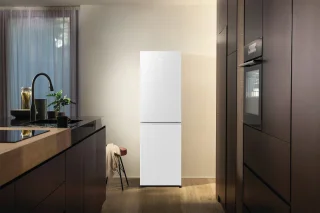 ETNA KCV282NWIT Koel vriescombinatie 182 cm RVS