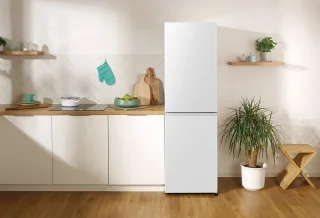 ETNA KCV282NWIT Koel vriescombinatie 182 cm RVS