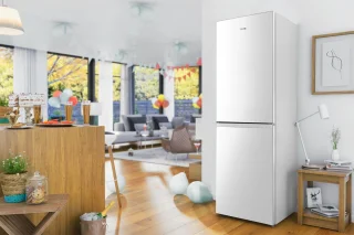 ETNA KCV282NWIT Koel vriescombinatie 182 cm RVS