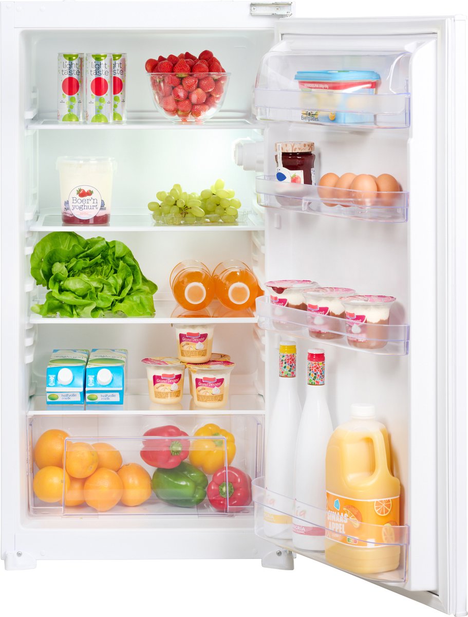 De Everglades EVBI6020 Inbouw Koelkast 160L E-Klasse 102cm Sleep Deur in één oogopslag