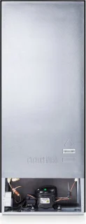 Everglades EVTD3026 Dubbel-Deurs Koelkast Zwart 206L