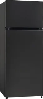 Everglades EVTD3026 Dubbel-Deurs Koelkast Zwart 206L