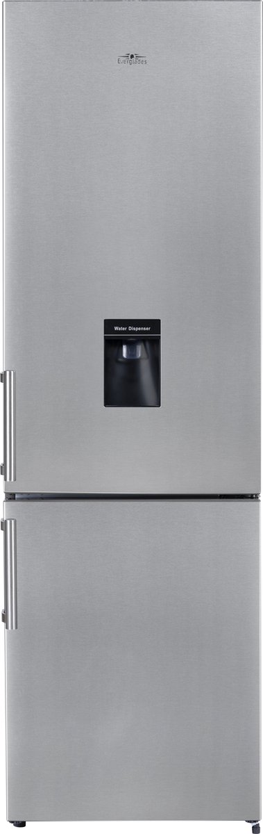 De Everglades EVUD4048 Koel- Vriescombinatie Inox Look in één oogopslag