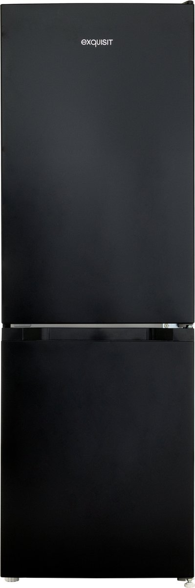 De Exquisit KGC231-60-E-050CB Koel-vriescombinatie zwart 157L in één oogopslag