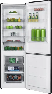 Exquisit KGC320-90-E-041EB Koelvriescombinatie Zwart 315L