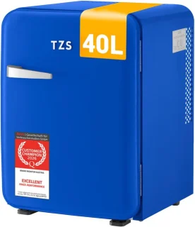 First Austria mini koelkast 40 liter retro donkerblauw