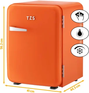 First Austria Mini koelkast 40L Oranje