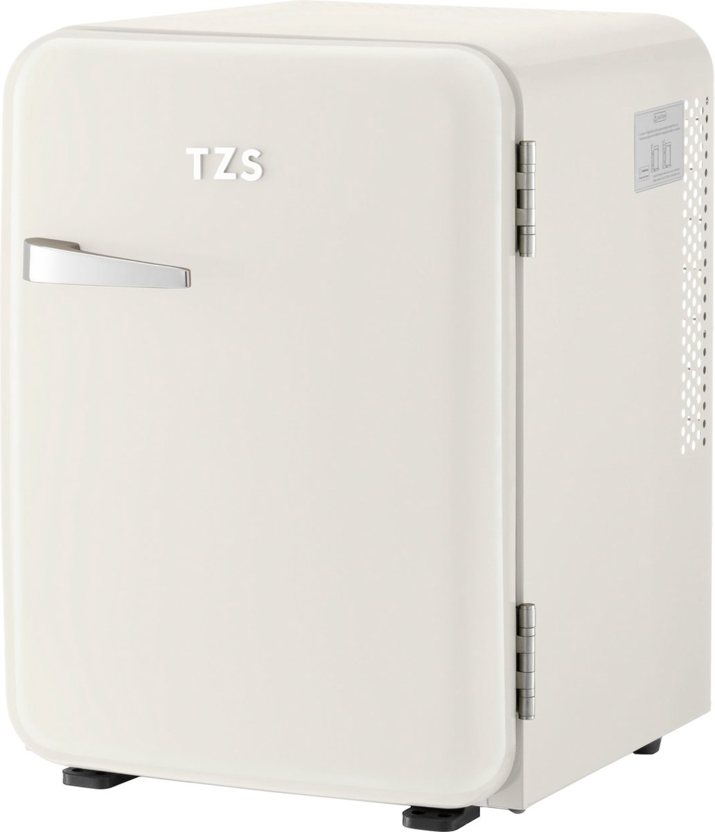 De First Austria Mini koelkast 40L retro crème in één oogopslag