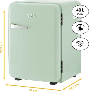 First Austria Mini koelkast 40L Retro Groen