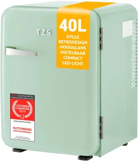 First Austria Mini koelkast 40L Retro Groen