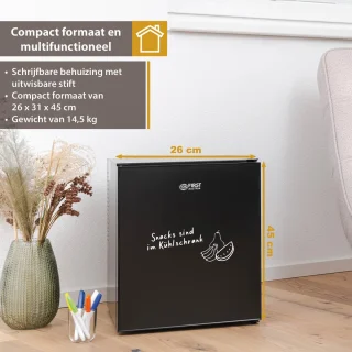 First Austria Mini koelkast 40L zwart
