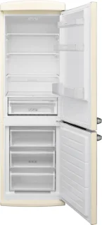 Fram Koel-vriescombinatie Retro 340L Crème