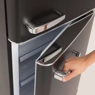 FRIDGE STYLANCE CREATE Combi Koelkast 244L Zwart