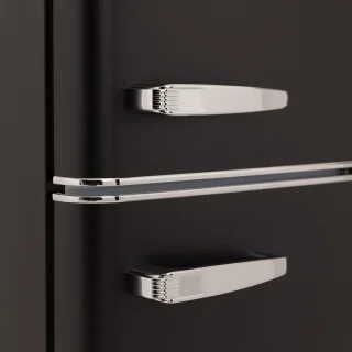 FRIDGE STYLANCE CREATE Combi Koelkast 244L Zwart
