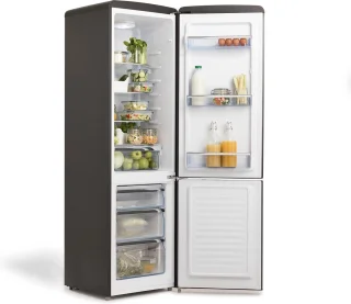 FRIDGE STYLANCE CREATE Combi Koelkast 244L Zwart