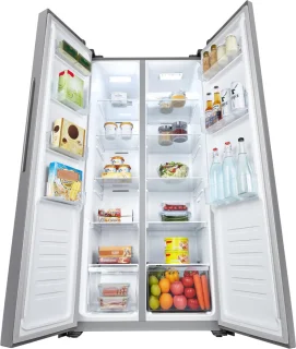 Fridgemaster MS83430FFS Amerikaanse koelkast 428 l zilver