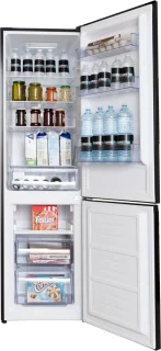 Frilec BONN265-NF-040-DBL koel-vriescombinatie zwart 253L