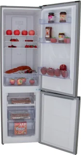 Frilec BONN275-NF-040CI koel-vriescombinatie inox 253L