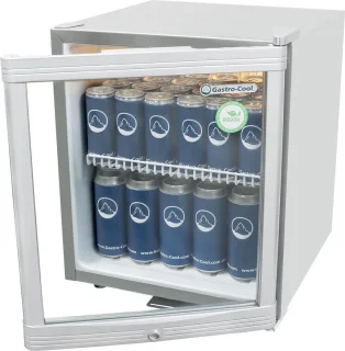 Gastro-Cool KW50 Mini koelkast 46L Zilver