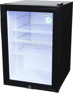 Gastro-Cool KW65 Flessenkoelkast Zwart