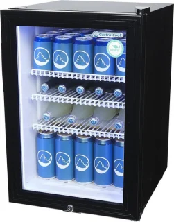 Gastro-Cool KW65 Flessenkoelkast Zwart