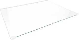 Glazen plank koelkast universeel 46x36cm wit rand