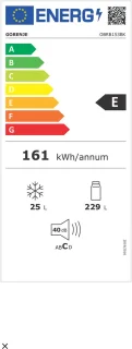 Gorenje OBRB 153 BK Retro koelkast