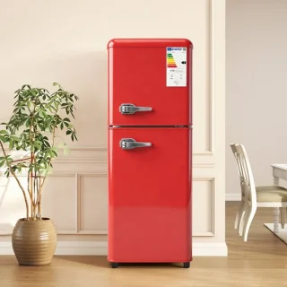 Gutent Koel-vriescombinatie 112L Rood