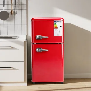 Gutent Koel-vriescombinatie Rood
